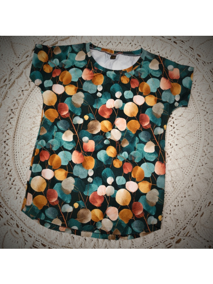 JustWow tričko - podzimní eukalyptus