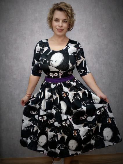 BeDarcy´s šaty - brejlouni s páskem