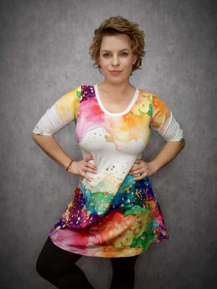 JustFairy - pozlacené barvy na bílé