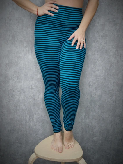 Merino legíny - pruhované