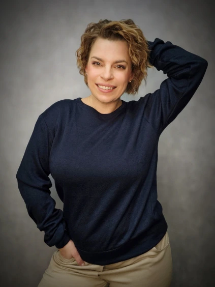 JustGo - navy svetrovinka