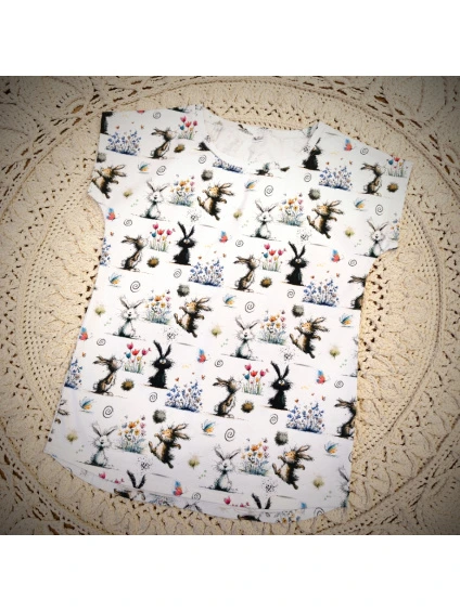 JustWow tričko - jarní zajíčci