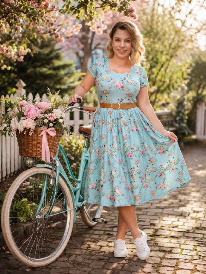 BeDarcy´s šaty - retro kolo