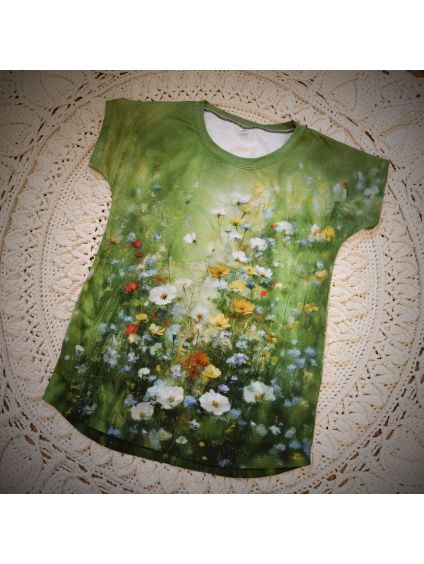 JustWow tričko - zelená louka