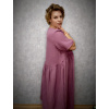 Mušelínové šaty - mauve