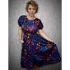 BeDarcy´s šaty - kvítečky na modré