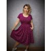 Šaty BeChic+ - Berry s puntíky