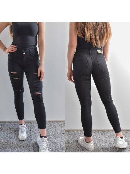 Rifle jeans dlouhé dámské (25-31) POP SEVEN MA120T666-1/DR