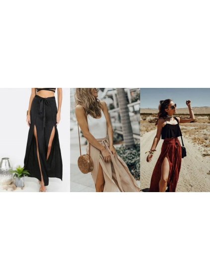 Kalhoty dlouhé letní dámské (S/M/L ONE SIZE) ITALSKÁ MÓDA IMM24M29181/DU (Velikost S/M/L, Barva béžová)