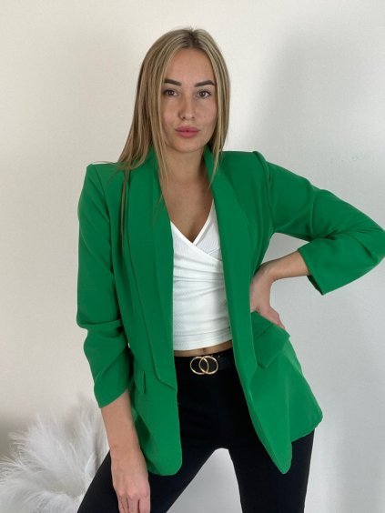 Sako dlouhý rukáv dámské (S/M ONE SIZE) ITALSKÁ MÓDA IMPLP2374680080/DU (Velikost S/M, Barva béžová)
