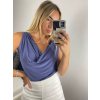Tílko top letní icecool dámské (S/M ONE SIZE) ITALSKá MóDA IMM2282107/DR (Velikost S/M/L, Barva Černá)