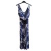 Šaty dlouhé na ramínka icecool s páskem květ  (S/M ONE SIZE) ITALSKá MóDA IMM22577/DR (Velikost S/M/L, Barva Černá)