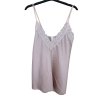 Tílko letní saténové s krajkou dámské (S/M ONE SIZE) ITALSKÁ MÓDA IMM22358/DR (Velikost S/M/L, Barva Černá)