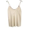 Tílko letní saténové s krajkou dámské (S/M ONE SIZE) ITALSKÁ MÓDA IMM22358/DR (Velikost S/M/L, Barva Černá)