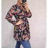 Šaty elegantní dlouhý rukáv dámské (S/M ONE SIZE) ITALSKÁ MÓDA IMWA21539/DR (Velikost S/M/L, Barva Černá)