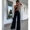 Overal dlouhý variabilní zavazovací bez rukávu dámský (S/M ONE SIZE) ITALSKÁ MÓDA IMWM221794 (Velikost S/M/L, Barva béžová)