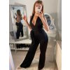 Overal dlouhý variabilní zavazovací bez rukávu dámský (S/M ONE SIZE) ITALSKÁ MÓDA IMWM221794 (Velikost S/M/L, Barva béžová)