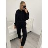 Souprava mikina dlouhý rukáv a tepláky dámská (S/M ONE SIZE) ITALSKÁ MÓDA IMM21A2683-F4 (Velikost S/M/L, Barva béžová)