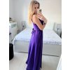 Šaty elegantní společenské na ramínka dámské (S/M ONE SIZE) ITALSKÁ MÓDA IMM22fs52571 (Velikost S/M/L, Barva Černá)