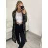 Cardigan mikina na zip s kapucňou dámsky maskáč  (M/L/XL) ITALSKÁ  MÓDA IM520043/DR (Velikost S/M/L, Barva maskáčová)