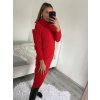 Šaty dlouhé pletené s rolákem dlouhý rukáv dámské (S/M ONE SIZE) ITALSKÁ MÓDA IMWB22341/DR (Velikost S/M/L, Barva Černá)