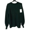 Svetr oversize pletený se stojáčkem dlouhý rukáv dámský (S/M ONE SIZE) ITALSKÁ MÓDA IMM22VN22738/DU (Velikost S/M/L, Barva fialová)