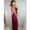 Šaty dlouhé elegantní s flitry na ramínka dámské (S/M ONE SIZE) ITALSKÁ MÓDA IMWD223775/UL (Velikost S/M/L, Barva Černá)