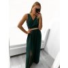 Šaty dlouhé elegantní společenské plesové na ramínka dámské (S/M ONE SIZE) ITALSKá MóDA IM3226339/DU (Velikost S/M/L, Barva bílá)