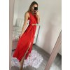 Šaty dlouhé elegantní společenské plesové na ramínka dámské (S/M ONE SIZE) ITALSKá MóDA IM3226339/DU (Velikost S/M/L, Barva bílá)