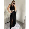 Šaty dlouhé elegantní společenské plesové na ramínka dámské (S/M ONE SIZE) ITALSKá MóDA IM3226339/DU (Velikost S/M/L, Barva bílá)