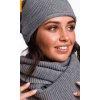 Čepice nákrčník souprava zimní dámská (ONE SIZE) POLSKÁ VÝROBA PV820056/DR (Velikost ONE SIZE, Barva béžová)