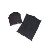 Čepice nákrčník souprava zimní dámská (ONE SIZE) POLSKÁ VÝROBA PV820056/DR (Velikost ONE SIZE, Barva béžová)