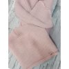 Čepice nákrčník souprava zimní dámská (ONE SIZE) POLSKÁ VÝROBA PV820056/DR (Velikost ONE SIZE, Barva béžová)