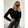 Svetr úpletový dlouhý rukáv dámský (L/XL ONE SIZE) ITALSKá MóDA IMM22Fd5816/DU (Velikost L/XL, Barva béžová)