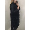 Vesta kožíšek dlouhá dámská (S/M, L/XL) ITALSKÁ MÓDA ORC20ML-2078-3/DR (Velikost S/M/L, Barva tmavě béžová)