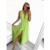 Šaty letní dlouhé na ramínka variabilní zavazování dámské (S/M/L/XL ONE SIZE) ITALSKÁ MÓDA IMM223000HG/DR (Velikost S/M/L, Barva růžová baby)