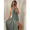 Šaty letní dlouhé na ramínka variabilní zavazování dámské (S/M/L/XL ONE SIZE) ITALSKÁ MÓDA IMM223000HG/DR (Velikost S/M/L, Barva růžová baby)
