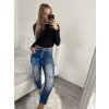 Kalhoty Rifle jeans baggy nízký sed dámské (36-40) ITALSKá MóDA IM522H152B/DR (Velikost 36, Barva _barva viz foto)