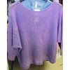 Svetr tenký dlouhý rukáv dámský (S/M ONE SIZE) ITALSKÁ MÓDA IMM22NM1236/DU (Velikost S/M/L, Barva Černá)