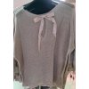 Svetr tenký dlouhý rukáv dámský (S/M ONE SIZE) ITALSKÁ MÓDA IMM22NM1236/DU (Velikost S/M/L, Barva Černá)