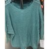 Svetr tenký dlouhý rukáv dámský (S/M ONE SIZE) ITALSKÁ MÓDA IMM22NM1236/DU (Velikost S/M/L, Barva Černá)