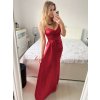 Šaty dlouhé elegantní společenské na ramínka dámské (S/M ONE SIZE) ITALSKÁ MÓDA IMPBB23B23376/DU (Velikost S/M/L, Barva Černá)