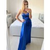 Šaty dlouhé elegantní společenské na ramínka dámské (S/M ONE SIZE) ITALSKÁ MÓDA IMPBB23B23376/DU (Velikost S/M/L, Barva Černá)