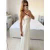 Šaty dlouhé elegantní společenské na ramínka dámské (S/M ONE SIZE) ITALSKÁ MÓDA IMPBB23B23376/DU (Velikost S/M/L, Barva Černá)