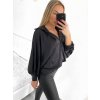 Košile elegantní oversize dlouhý rukáv dámská (S/M/L ONE SIZE) ITALSKÁ MÓDA IM9231012/DU (Velikost M/L, Barva bílá)