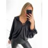 Košile elegantní oversize dlouhý rukáv dámská (S/M/L ONE SIZE) ITALSKÁ MÓDA IM9231012/DU (Velikost M/L, Barva bílá)