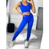 Souprava sportovní top a legíny dlouhé dámská (S/M ONE SIZE) ITALSKÁ MÓDA IMPLP23001/DU (Velikost S/M/L, Barva béžová)