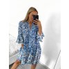 Šaty španělské letní dlouhý rukáv dámské (S/M/L/XL ONE SIZE) INDICKÁ MÓDA IMPEM23CA890A/DU (Velikost M/L, Barva Černá)