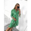 Šaty španělské letní dlouhý rukáv dámské (S/M/L/XL ONE SIZE) INDICKÁ MÓDA IMPEM23CA890A/DU (Velikost M/L, Barva Černá)