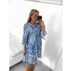 Šaty španělské letní dlouhý rukáv dámské (S/M/L/XL ONE SIZE) INDICKÁ MÓDA IMPEM23CA890A/DU (Velikost M/L, Barva Černá)